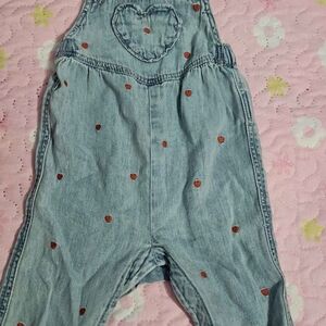 GAP heart OVERALLS - 3-6 months